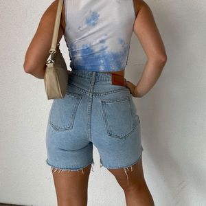 Princess Polly Maggie denim shorts